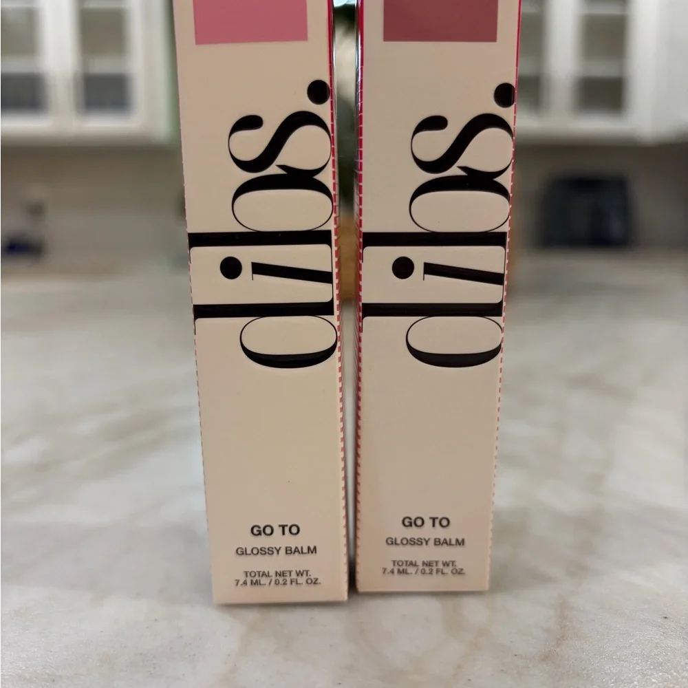 2 Dibs Go To Glossy Lip Balms- Italian Soda and Rock Candy 0.2 oz 7.4 ml BNIB